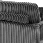 Polster-Chenille-Samt-Ecksofa, modulares Sofa mit Récamiere