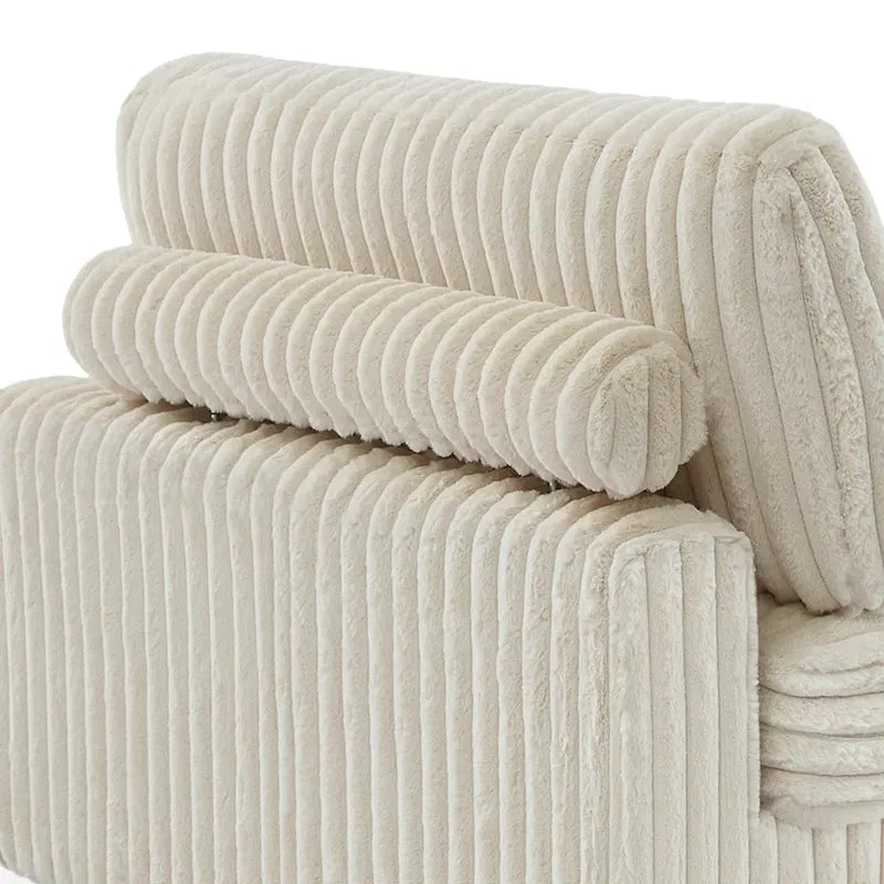 Polster-Chenille-Samt-Ecksofa, modulares Sofa mit Récamiere