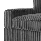 Polster-Chenille-Samt-Ecksofa, modulares Sofa mit Récamiere