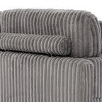 Polster-Chenille-Samt-Ecksofa, modulares Sofa mit Récamiere