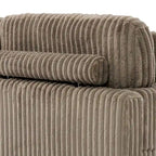 Polster-Chenille-Samt-Ecksofa, modulares Sofa mit Récamiere