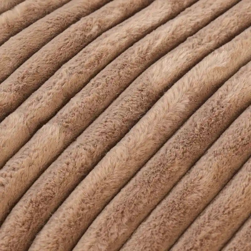 Modulares 6-Sitzer U-Sofa, Übergroßes, Plüschiges und Gemütliches Sofa mit Mehreren Kissen