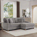 Modulares XXL-Sofa-Set mit Chaiselongue und Sessel für drinnen