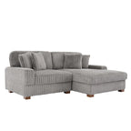 Modulares XXL-Sofa-Set mit Chaiselongue und Sessel für drinnen