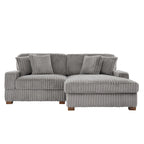 Modulares XXL-Sofa-Set mit Chaiselongue und Sessel für drinnen