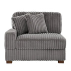 Modulares XXL-Sofa-Set mit Chaiselongue und Sessel für drinnen