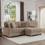 Modulares XXL-Sofa-Set mit Chaiselongue und Sessel für drinnen