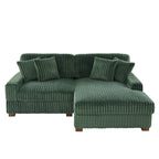 Modulares XXL-Sofa-Set mit Chaiselongue und Sessel für drinnen