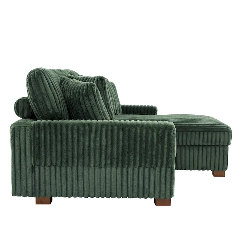 Modulares XXL-Sofa-Set mit Chaiselongue und Sessel für drinnen