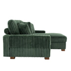 Modulares XXL-Sofa-Set mit Chaiselongue und Sessel für drinnen