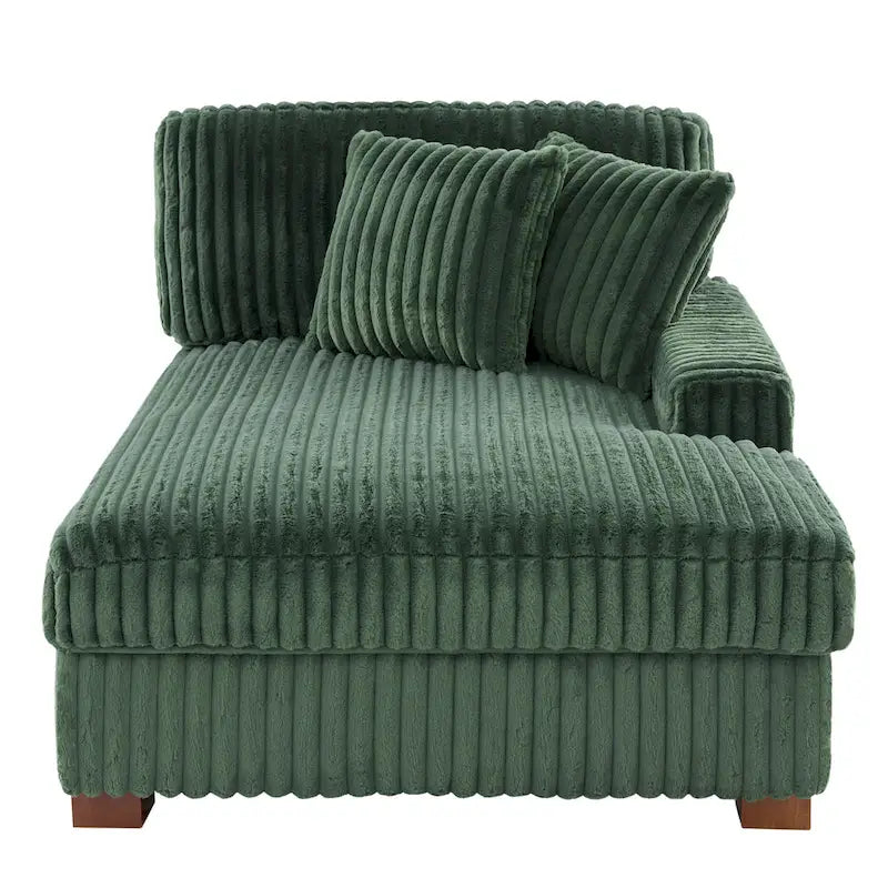 Modulares XXL-Sofa-Set mit Chaiselongue und Sessel für drinnen
