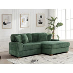 Modulares XXL-Sofa-Set mit Chaiselongue und Sessel für drinnen