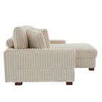 Modulares XXL-Sofa-Set mit Chaiselongue und Sessel für drinnen
