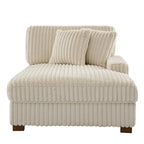 Modulares XXL-Sofa-Set mit Chaiselongue und Sessel für drinnen
