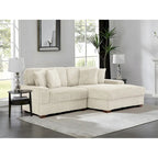 Modulares XXL-Sofa-Set mit Chaiselongue und Sessel für drinnen