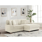 Modulares XXL-Sofa-Set mit Chaiselongue und Sessel für drinnen