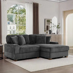 Modulares XXL-Sofa-Set mit Chaiselongue und Sessel für drinnen