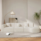 Christopher Knight Home - Buker Geschwungenes Polyester-Ecksofa