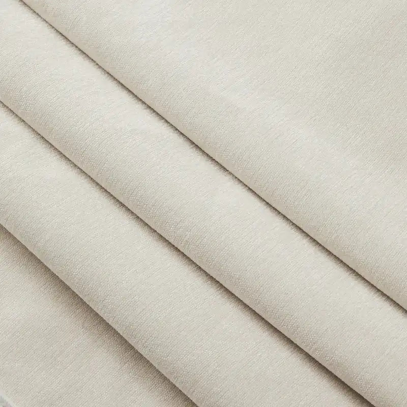 120 Chenille Ecksofa 3-Sitzer mit 3 Ottomanen