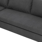 116 Chenille U-förmiges modulares Ecksofa, 8-Sitzer