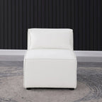 Frei kombinierbares modulares Sofa mit Chenille-Bezug