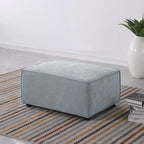 Frei kombinierbares modulares Sofa mit Chenille-Bezug