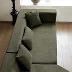 127.5Polyester Modulares Sektionssofa Wolkencouch mit tiefer Sitzfläche, keine Montage erforderlich und modernem minimalistischem Design