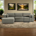 Modulares Ecksofa Boucle 112 mit kostenlosem Beistelltisch, breitem Sitzdesign und ohne Montage erforderlich