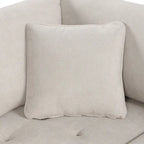 Beiges 117 U-förmiges, extragroßes 6-Sitzer-Sofa