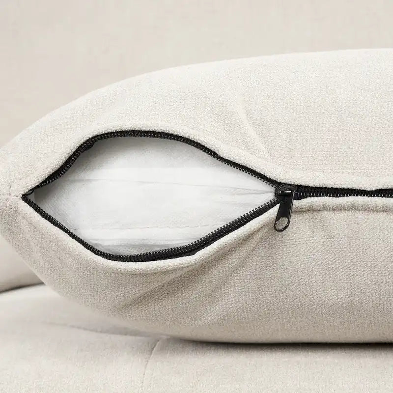 Beiges 117 U-förmiges, extragroßes 6-Sitzer-Sofa