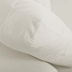 134.40 Modernes U-förmiges 6-Sitzer Ecksofa mit 2 großen Chaises, abnehmbaren Hockern und weichen Kissen