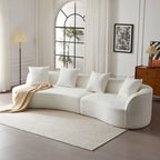 Christopher Knight Home - Linda Stoff-Ecksofa mit Rundung