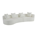 Christopher Knight Home - Linda Stoff-Ecksofa mit Rundung