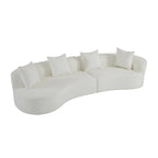 Christopher Knight Home - Linda Stoff-Ecksofa mit Rundung