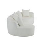 Christopher Knight Home - Linda Stoff-Ecksofa mit Rundung