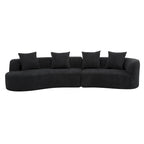 Christopher Knight Home - Linda Stoff-Ecksofa mit Rundung