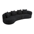 Christopher Knight Home - Linda Stoff-Ecksofa mit Rundung