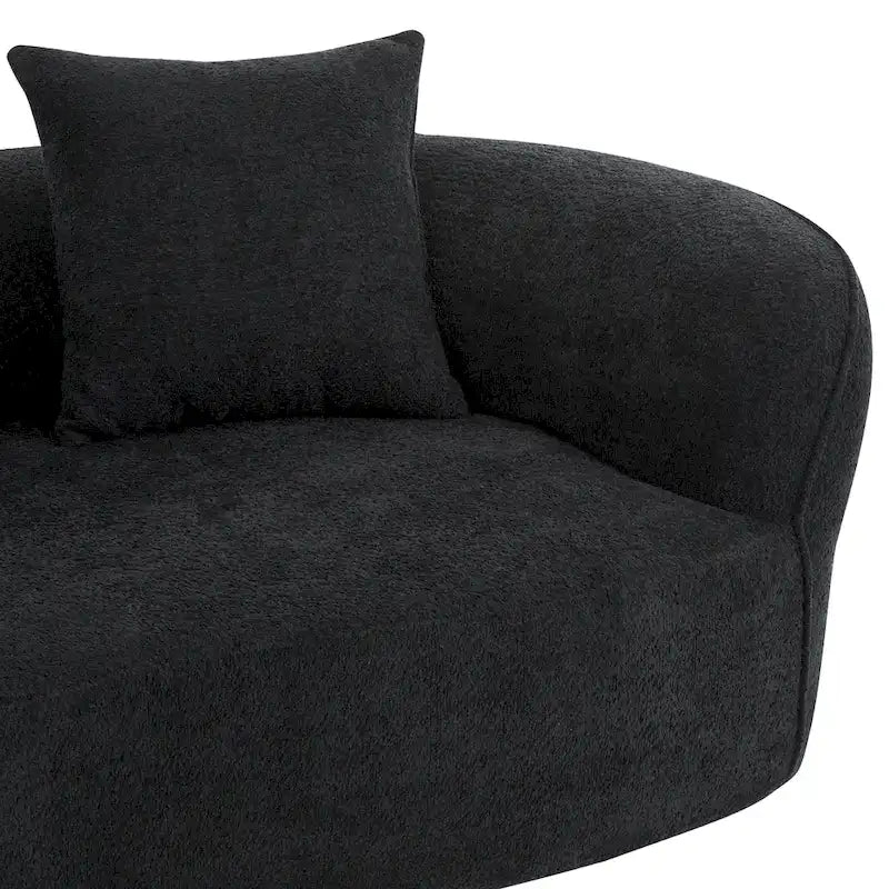 Christopher Knight Home - Linda Stoff-Ecksofa mit Rundung