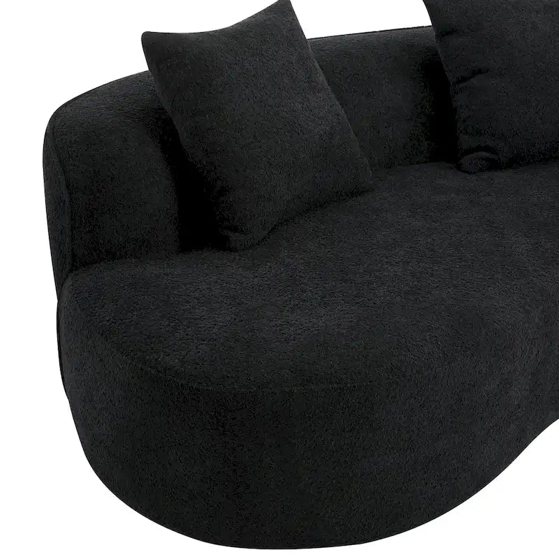 Christopher Knight Home - Linda Stoff-Ecksofa mit Rundung