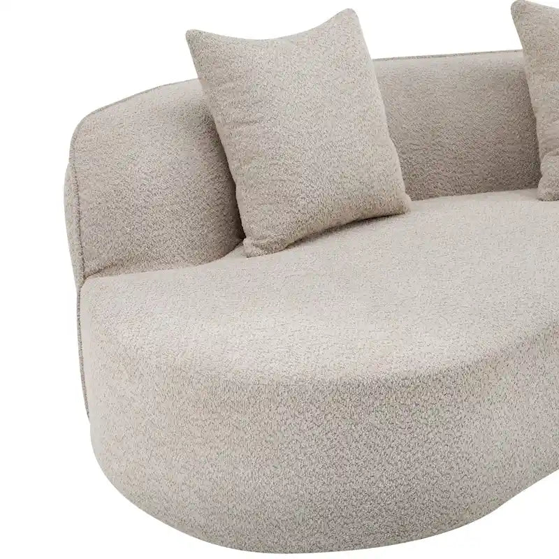 Christopher Knight Home - Linda Stoff-Ecksofa mit Rundung
