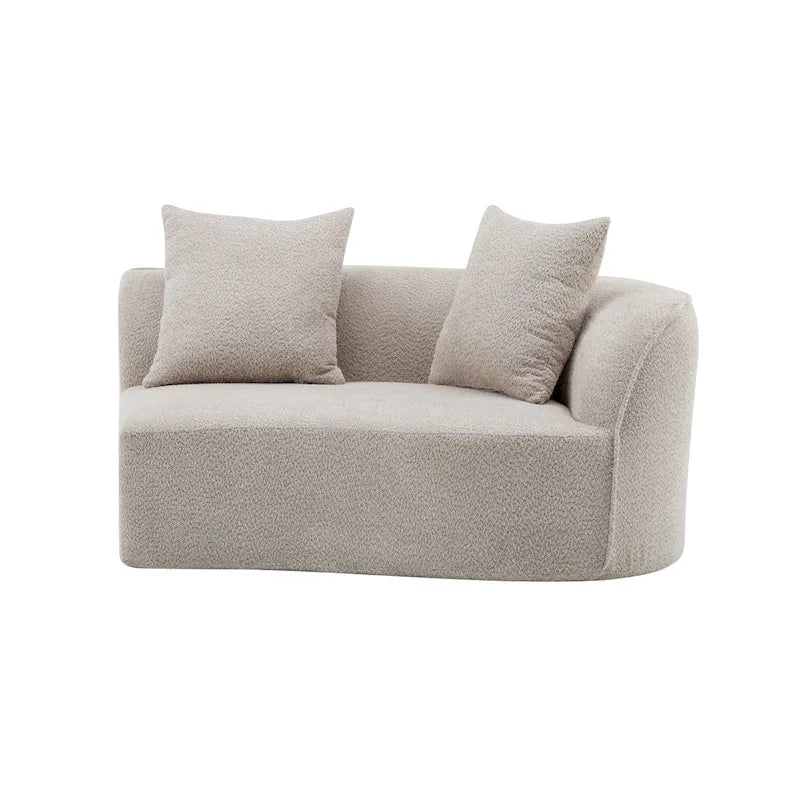 Christopher Knight Home - Linda Stoff-Ecksofa mit Rundung