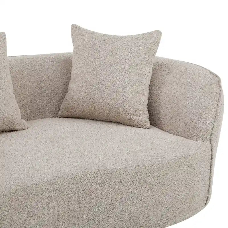 Christopher Knight Home - Linda Stoff-Ecksofa mit Rundung