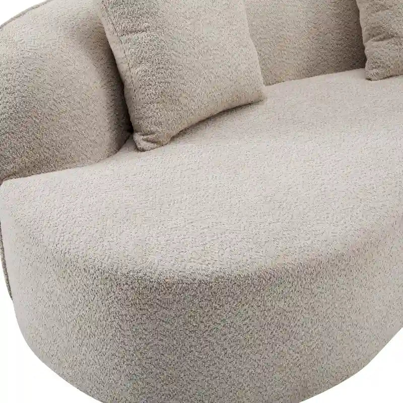 Christopher Knight Home - Linda Stoff-Ecksofa mit Rundung