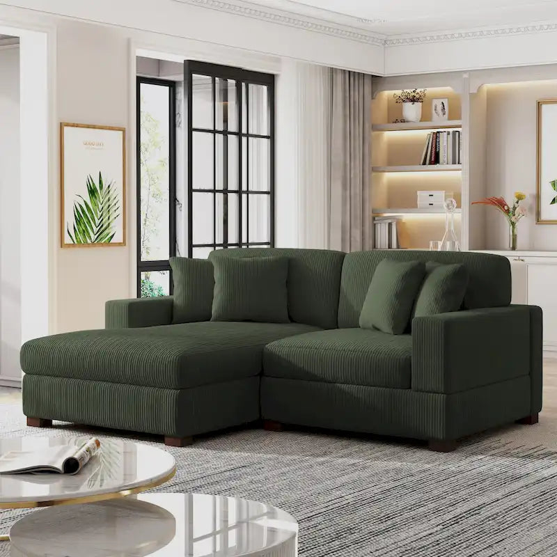 Modernes, überdimensioniertes, modulares Sofa-Set mit Kissen