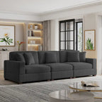 Modernes, überdimensioniertes, modulares Sofa-Set mit Kissen