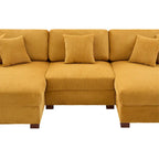 Modernes, überdimensioniertes, modulares Sofa-Set mit Kissen