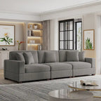 Modernes, überdimensioniertes, modulares Sofa-Set mit Kissen