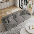 Modernes, überdimensioniertes, modulares Sofa-Set mit Kissen