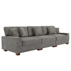 Modernes, überdimensioniertes, modulares Sofa-Set mit Kissen