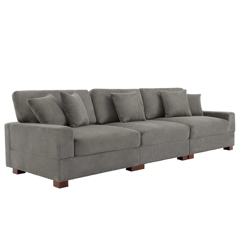 Modernes, überdimensioniertes, modulares Sofa-Set mit Kissen